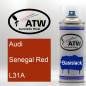 Preview: Audi, Senegal Red, L31A: 400ml Sprühdose, von ATW Autoteile West.